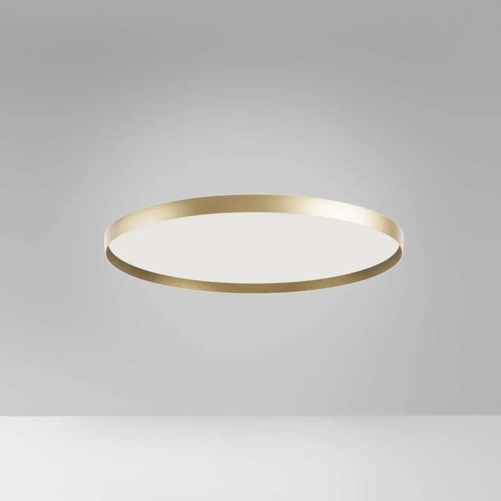 Plafoniera LED design slim ACELIA 60cm, auriu, alb sau negru