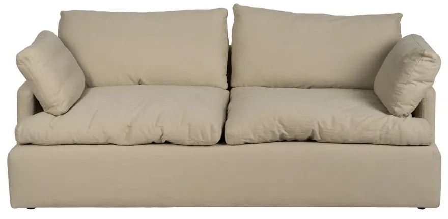 Canapea bej cu tapițerie din in 212 cm – Ixia