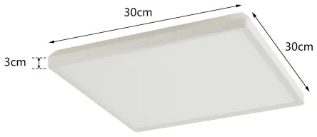 Plafonieră LED dimabilă cu senzor de mișcare ULTRA SLIM LED/18W/230V 30x30 cm + telecomandă
