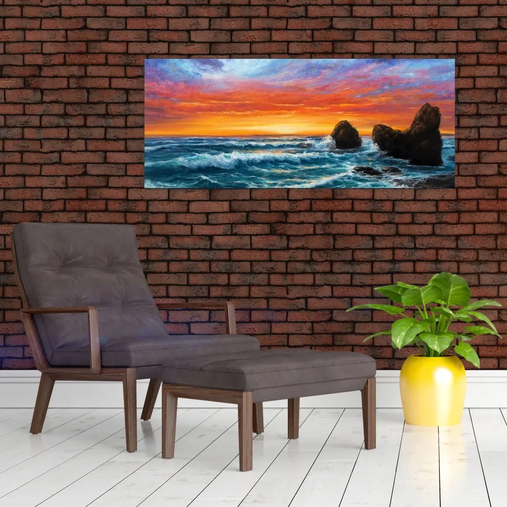 Tablou - Apus de soare (120x50 cm)