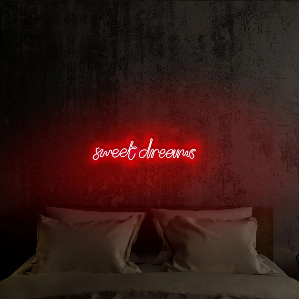 Aplica de Perete Neon Sweet Dreams, Roșu