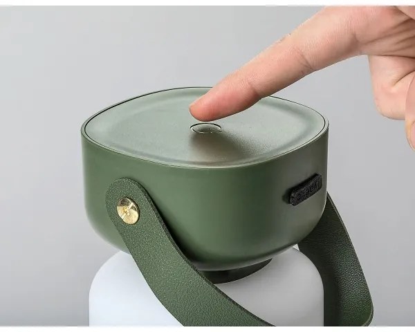 Lampă LED tactilă reîncărcabilă dimabilă de masă de exterior Rabalux 77144 FUNES LED/3W/5V IP44 verde