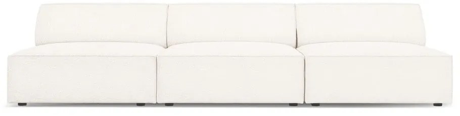 Canapea crem cu tapițerie din stofă bouclé 240 cm Jodie – Micadoni Home