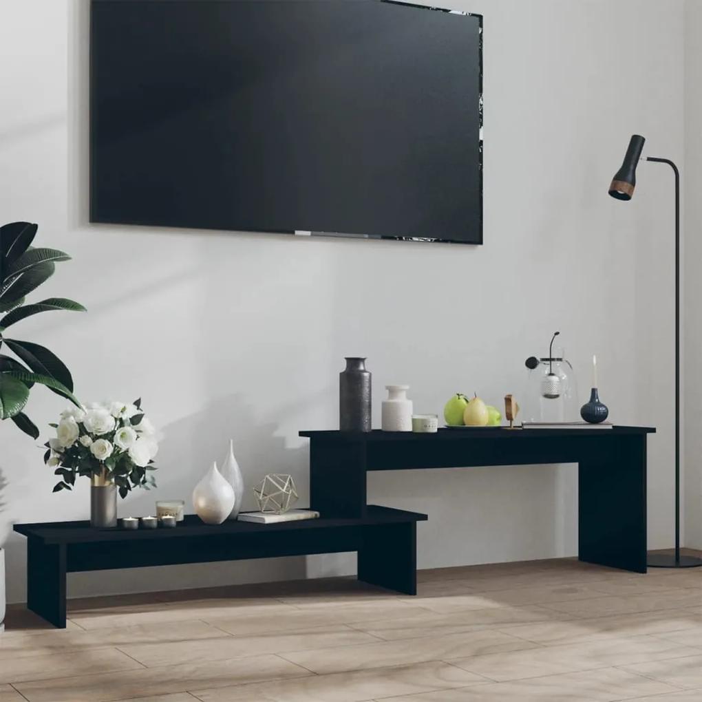Comoda TV, negru, 180x30x43 cm, PAL