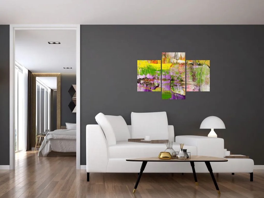 Tablou cu abstracție - pictura (90x60 cm)