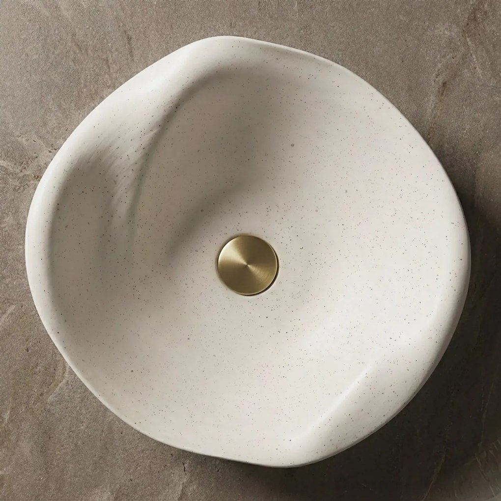 Lavoar ceramic pentru blat REA HM-34B Handmade ART