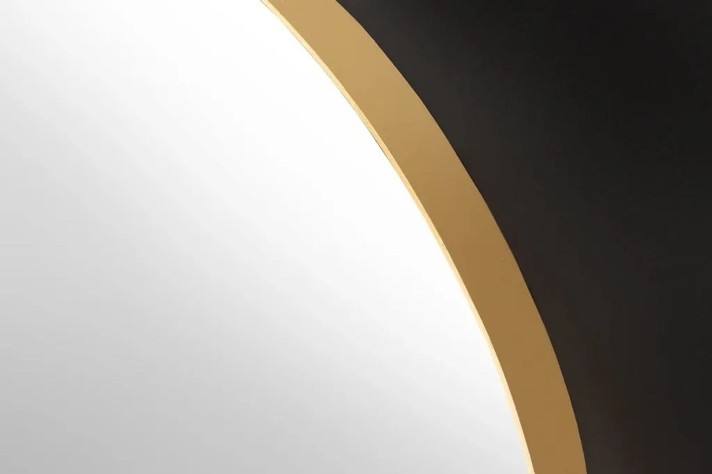 Oglinda de perete decorativa NOEMI 70cm auriu