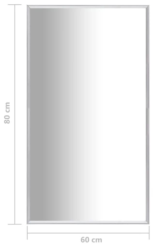 Oglinda, argintiu, 80x60 cm Argintiu, 80 x 60 cm, 1