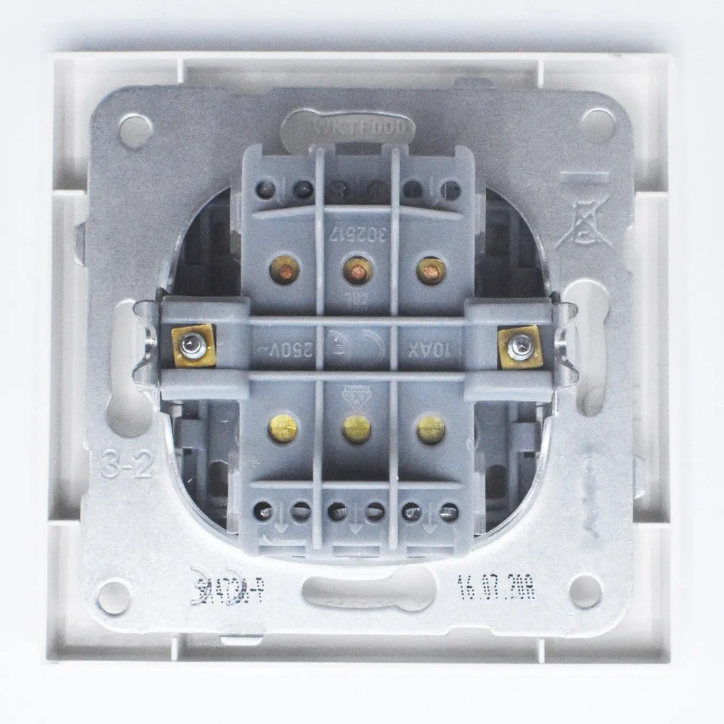 Intrerupator triplu Karre Plus Panasonic, ST, alb