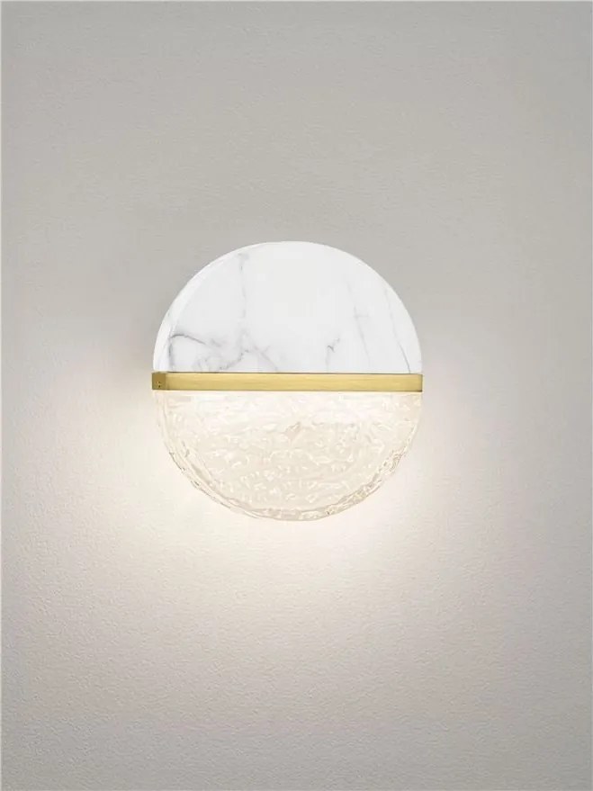 Aplica LED decorativa pentru baie IP44 LED 3000K DORIN alba