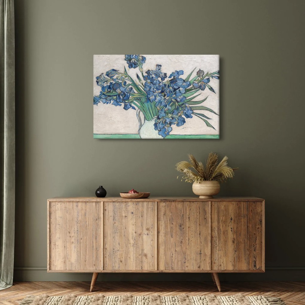 Tablou - Vincent van Gogh, Irises, reproducere (90x60 cm)