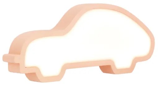 Lampă de birou LED pentru copii CAR, 11W/230V, roz