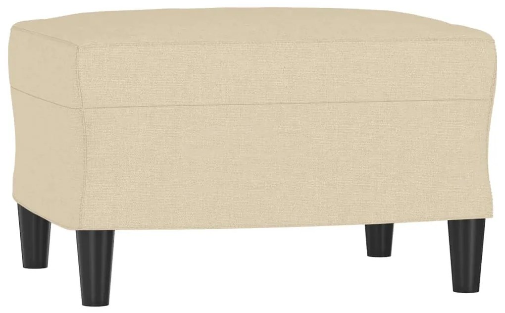 349281 vidaXL Taburet, crem, 60x50x41 cm, material textil