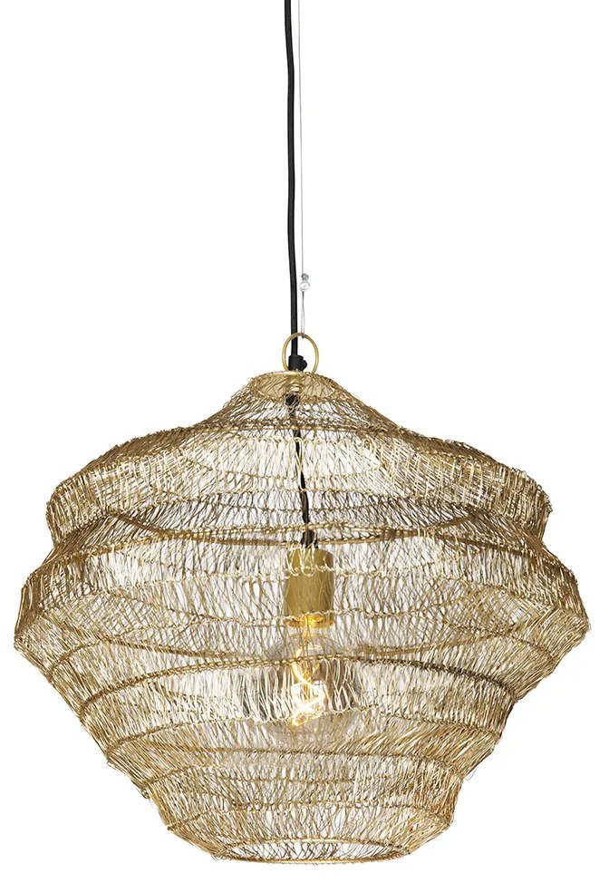 Lampă suspendată orientală aurie 45 cm x 40 cm - Vadi