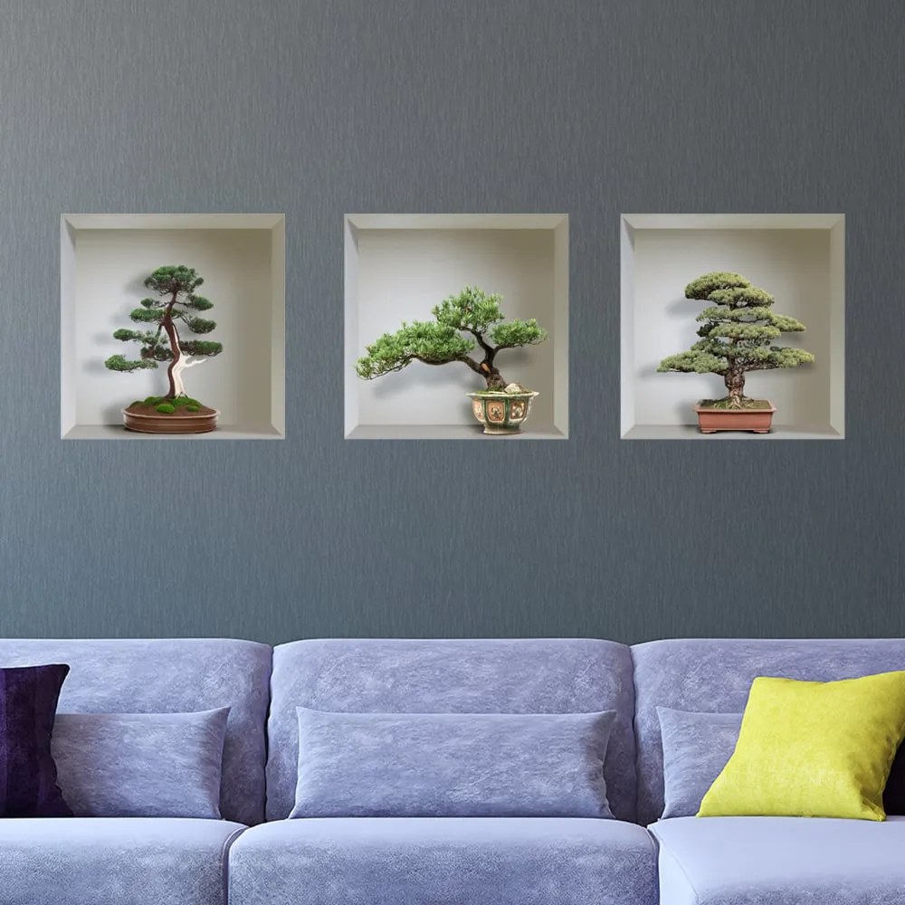 Sticker cu efect 3D - Bonsai