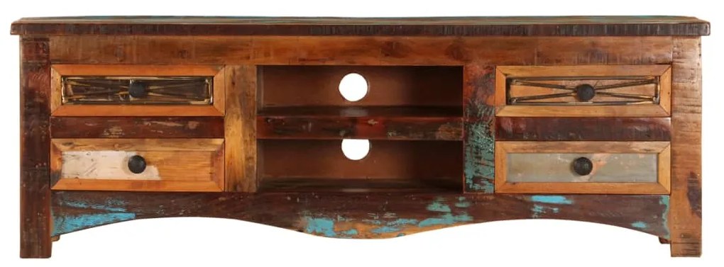 247516 vidaXL Comodă TV, 120 x 30 x 40 cm, lemn masiv reciclat