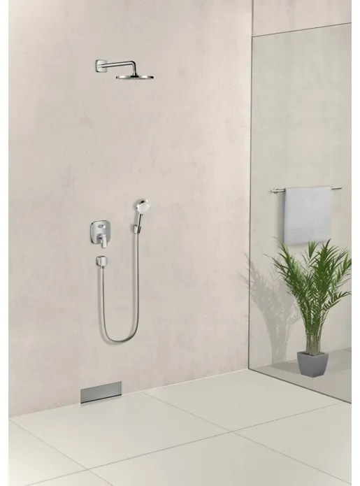 Baterie cada/dus incastrata, Hansgrohe Logis, crom, 71405000