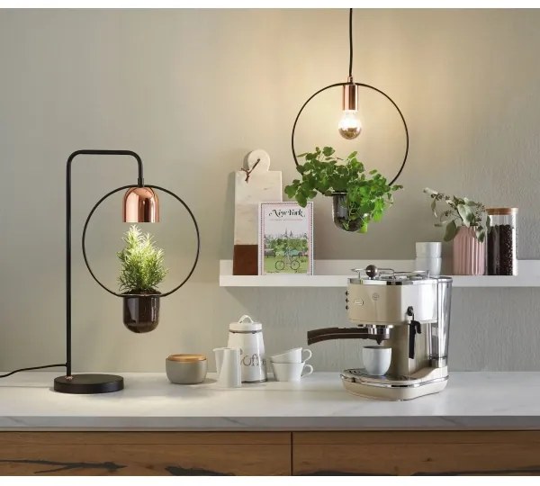 Paulmann 79746 - Lampă de masă FANJA, 1xGU10/20W, 230V, finisaj fumuriu