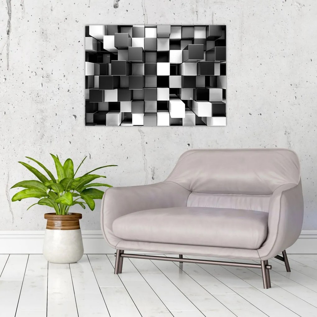 Tablou pe sticlă - Zaruri (70x50 cm)