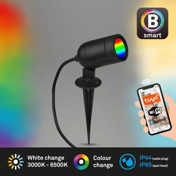 Briloner-LED RGBW corp de iluminat LED exterior dimmabil/4,4W/230V 2700/4000/6500K IP44 Wi-Fi Tuya+telecomandă