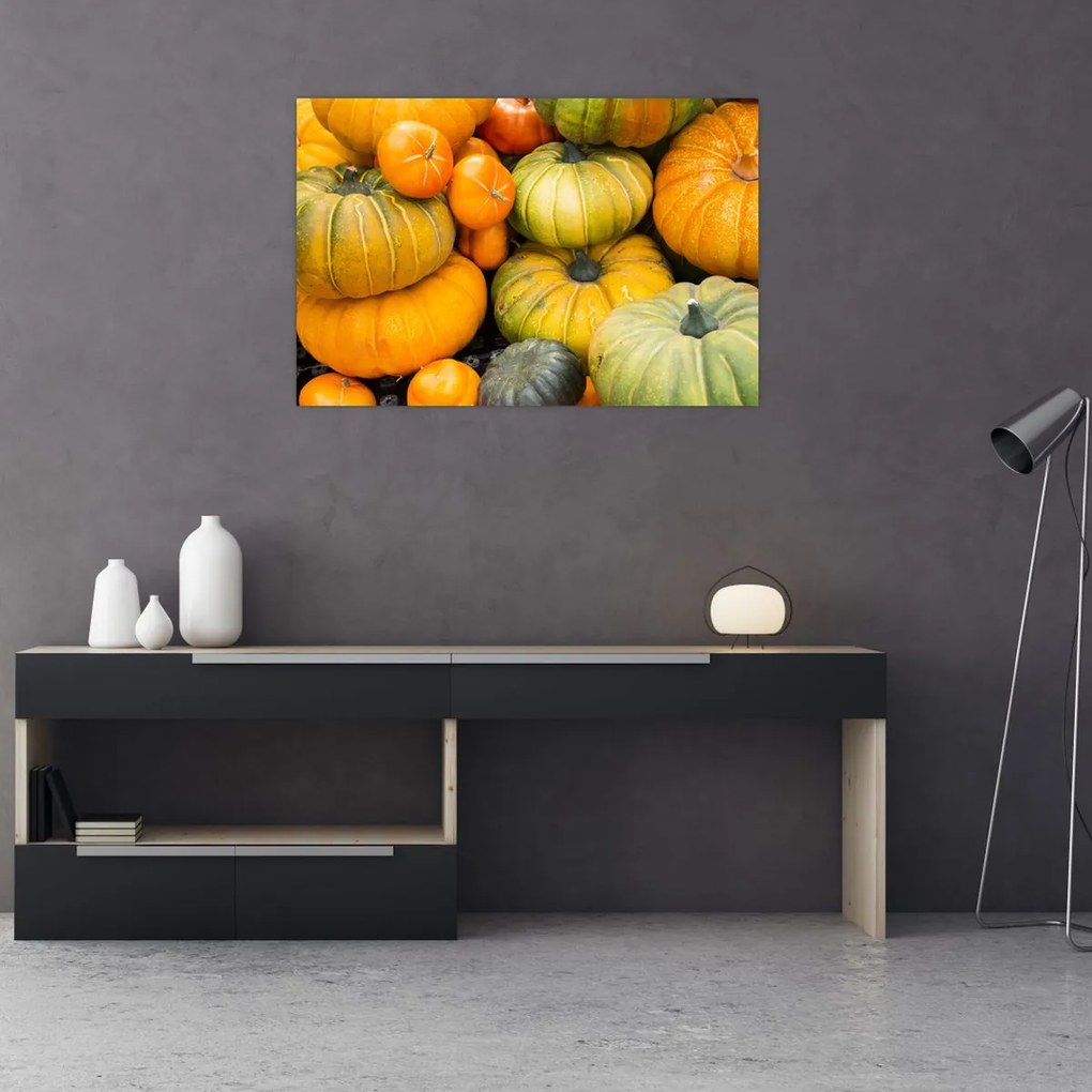 Tablou - Dovleac de toamnă (90x60 cm)