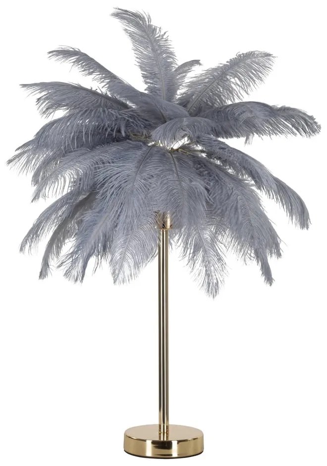 Veioză gri/aurie (înălțime 55 cm) Palm – Mauro Ferretti