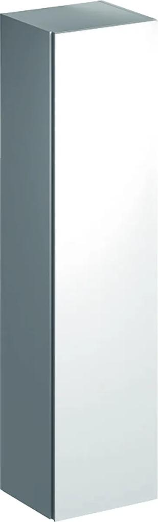 Dulap inalt Geberit Xeno2 40x35.1x170cm, cu o usa si oglinda interioara, alb lucios