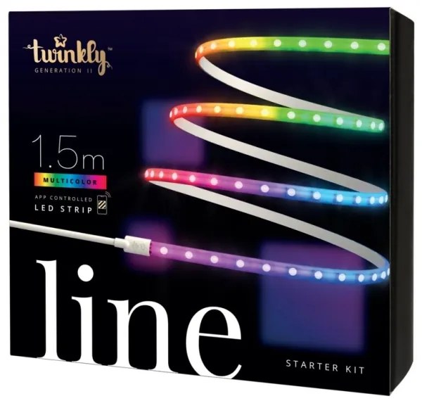 Bandă LED RGB dimabilă LINE 100xLED 1,5m Wi-Fi Twinkly TWL100STW-WEU