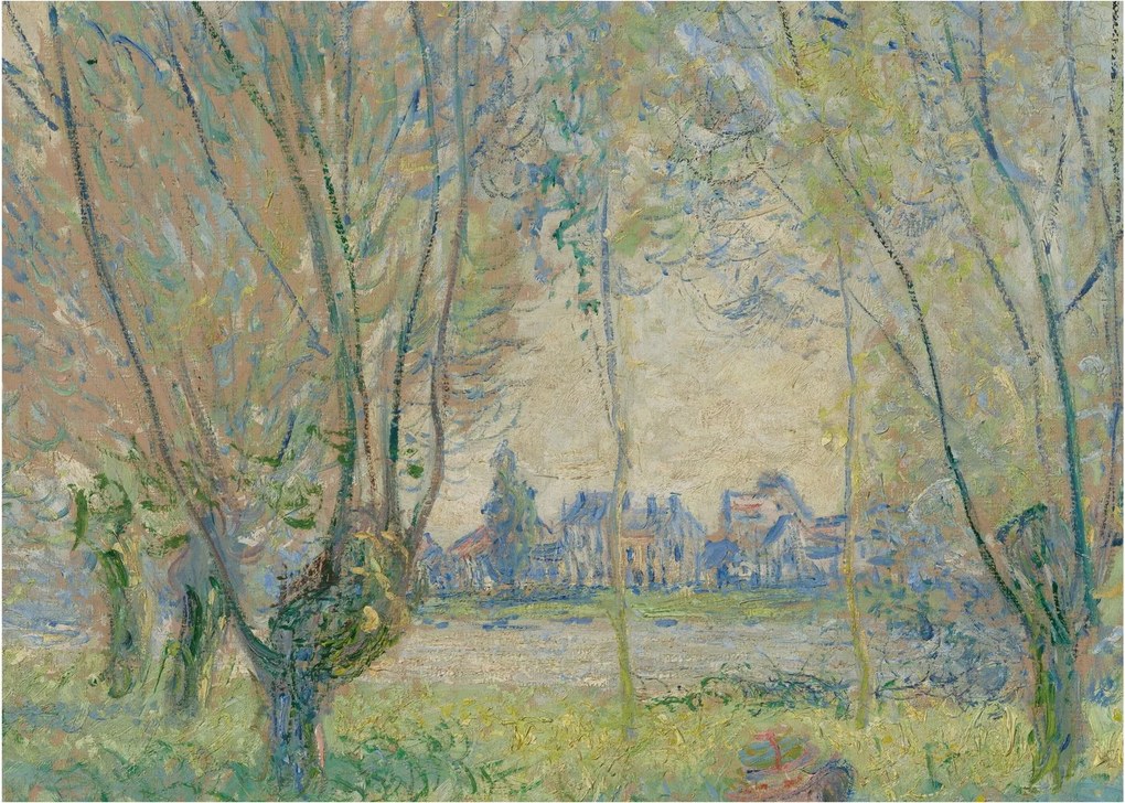 Tablou - Claude Monet, Woman Seated under the Willows, reproducere (70x50 cm)
