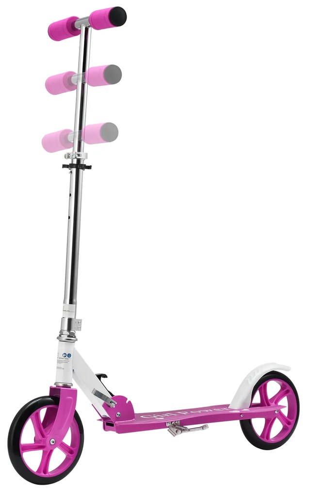 Jusky Trotineta pentru copii Girl Power - roz
