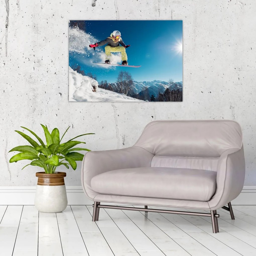 Tablou - Snowboarder (70x50 cm)