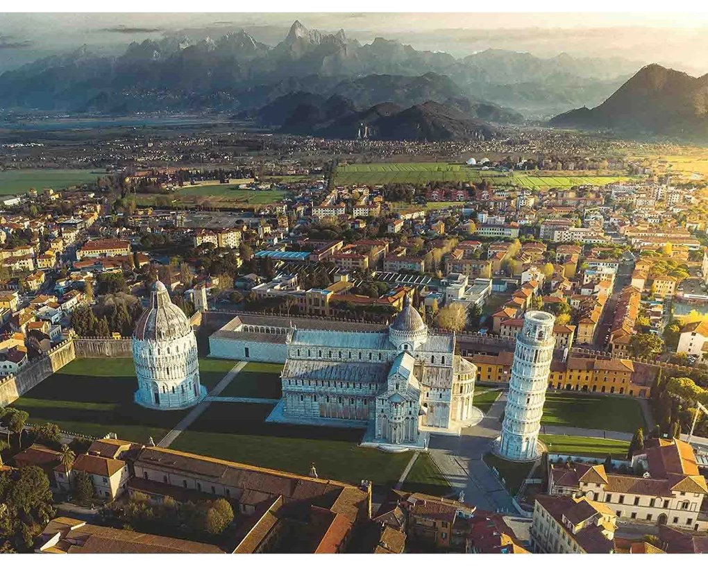 PUZZLE PISA & MONTE PISANO, 2000 PIESE - RAVENSBURGER (RVSPA17113)