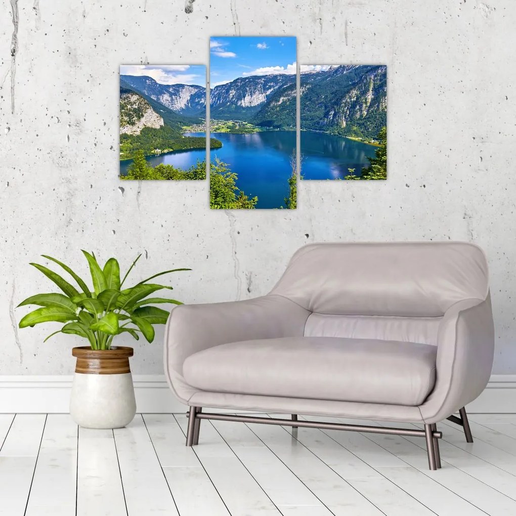 Tablou - Lacul Hallstatt, Hallstatt, Austria (90x60 cm)