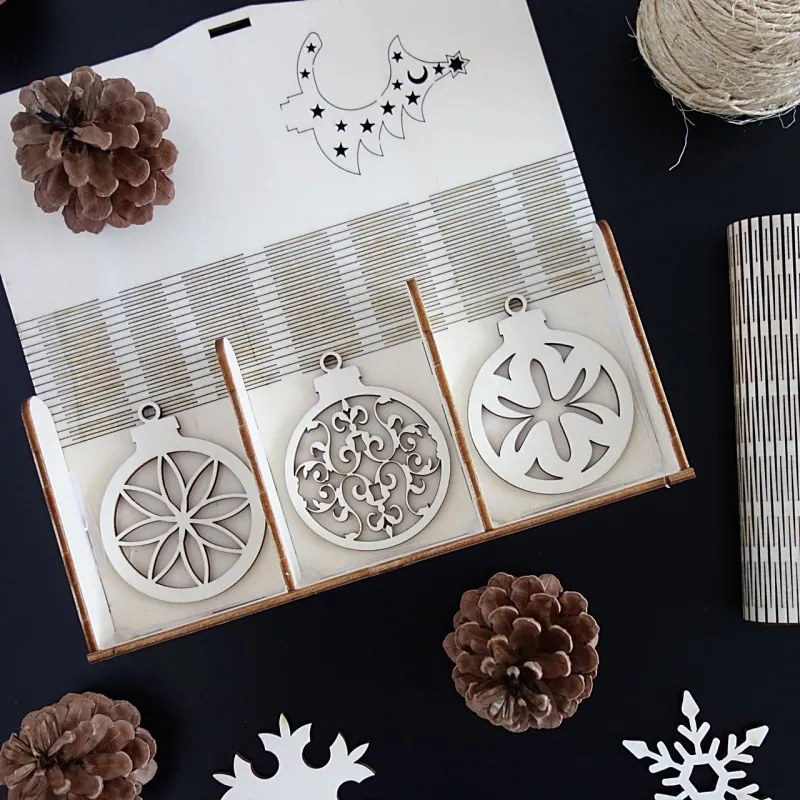 SENTOP | Set de decoratiuni de Crăciun pentru Crăciun, 1 set-18 bucăți