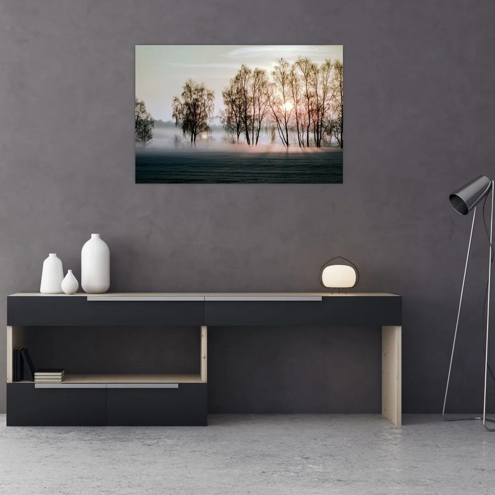 Tablou - Dimineața mohorâtă (90x60 cm)
