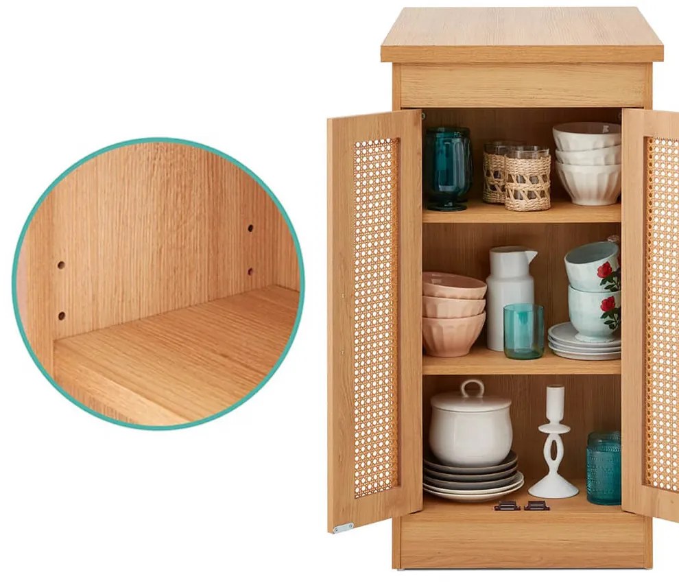 Set de dining inaltat, cu 3 piese si spatiu de depozitare