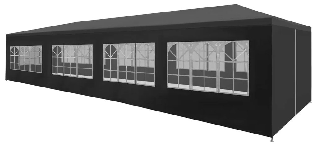 vidaXL Cort de petrecere, antracit, 3 x 12 m