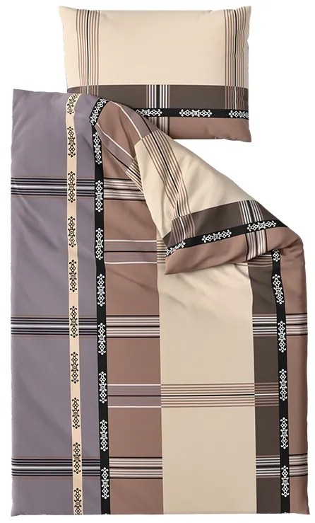 Lenjerie de pat din bumbac DANIELA bej Dimensiune lenjerie de pat: 70 x 90 cm | 140 x 220 cm