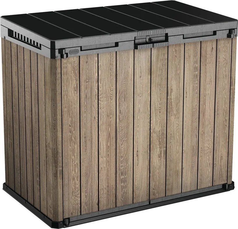 Cutie de depozitare pentru grădină maro din plastic Deco – Keter