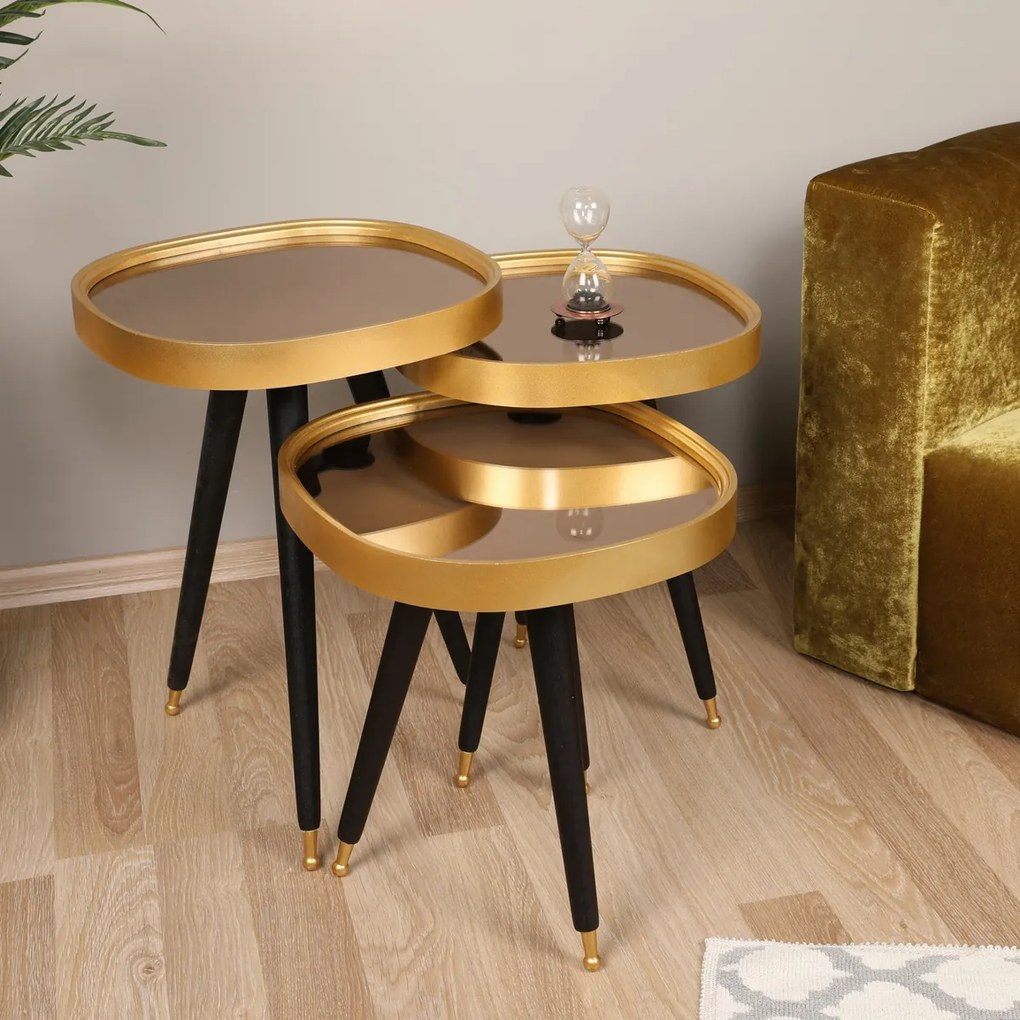 Masă pliabilă Alys, 3 buc