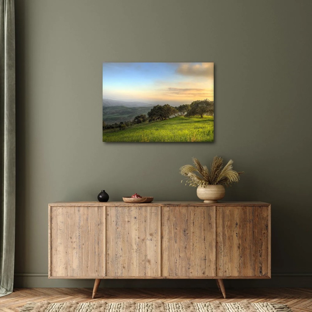 Tablou - Privire de pe deal (70x50 cm)