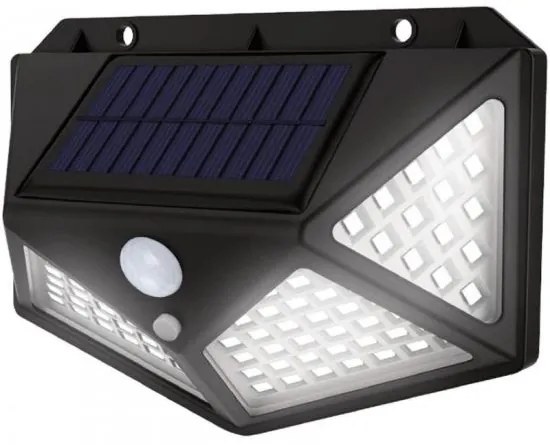 Lampa solara de perete, LED, senzor miscare, 13x5x9.5 cm