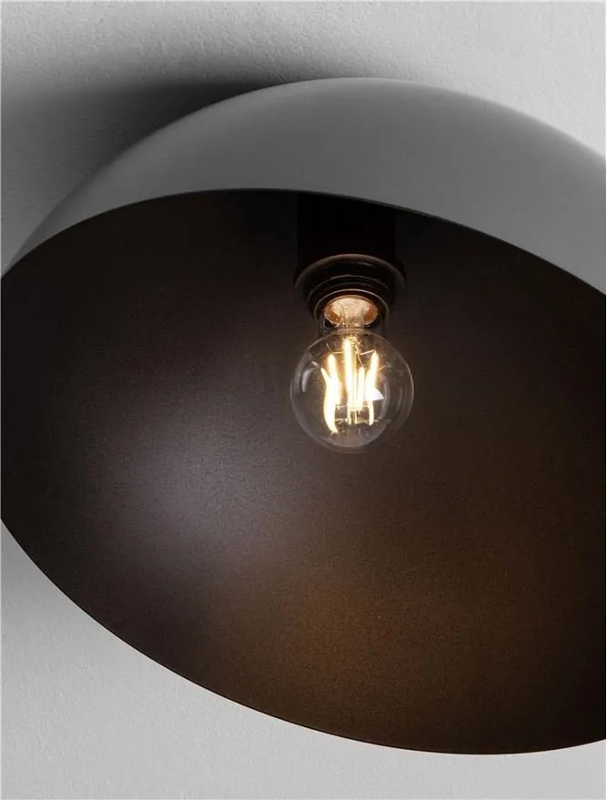 Lustra aplicata design decorativ GEA negru D-40cm