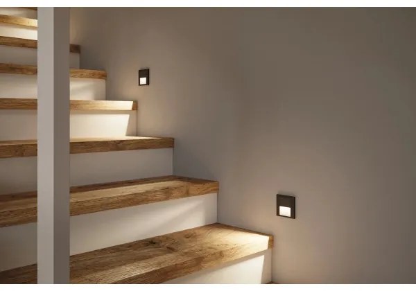 Paulmann 80001 - LED/1W Lumină scară TSARO 230V Follow/negru