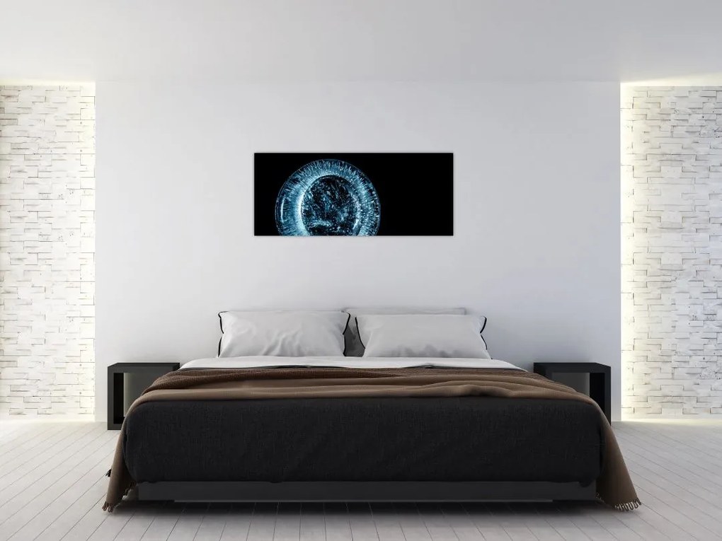 Tablou cu picături de gheață (120x50 cm)