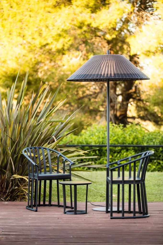 Lampa de podea iluminat exterior decorativ SAIGON 200/W100 gri/maro