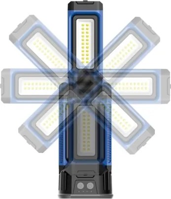 Viking - Reflector LED reîncărcabil cu stativ 3xLED/5V IPX4 4500 lm 4000 mAh