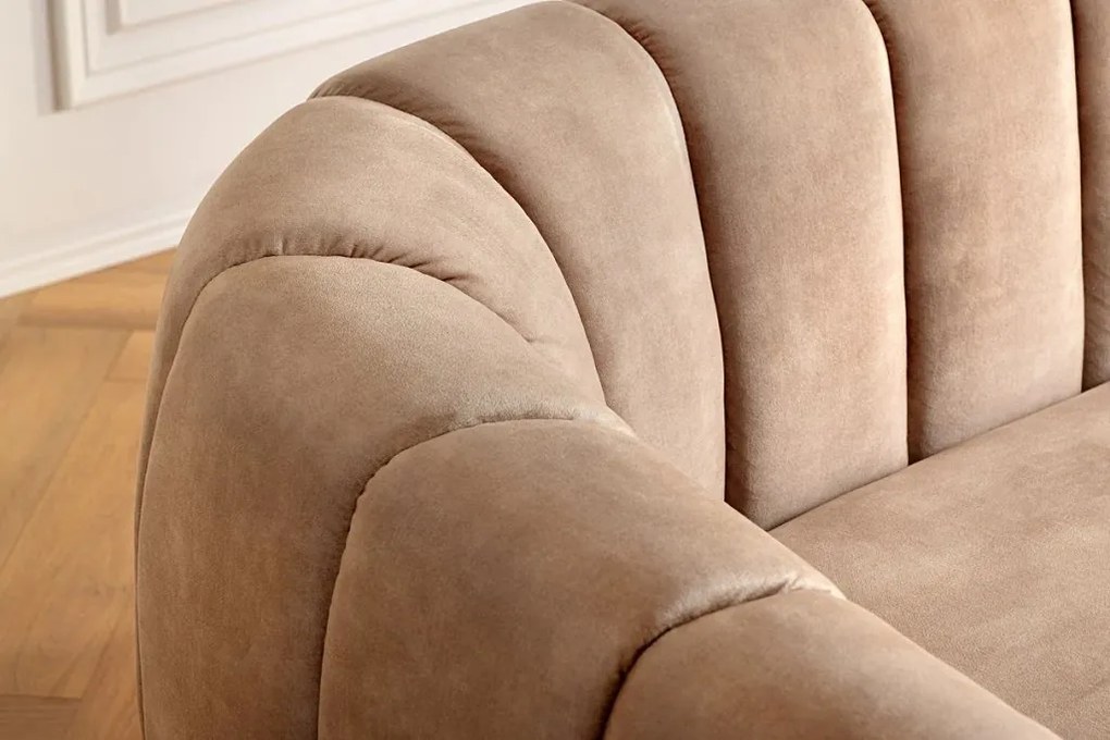 Canapea 3 locuri, Catifea Bej, Babylon A-44511 VC