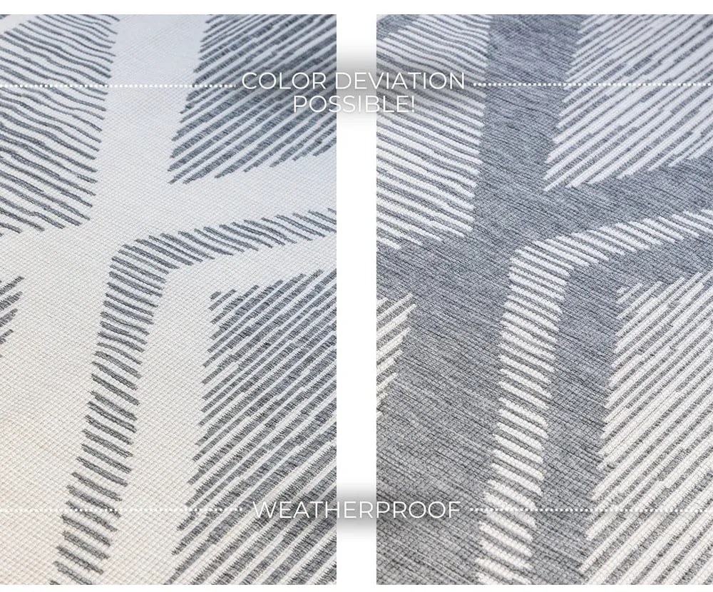 Covor de exterior gri/crem 120x170 cm Gemini – Elle Decoration