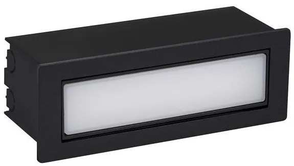 Spot LED incastrabil iluminat exterior ambiental IP54 ECHO negru